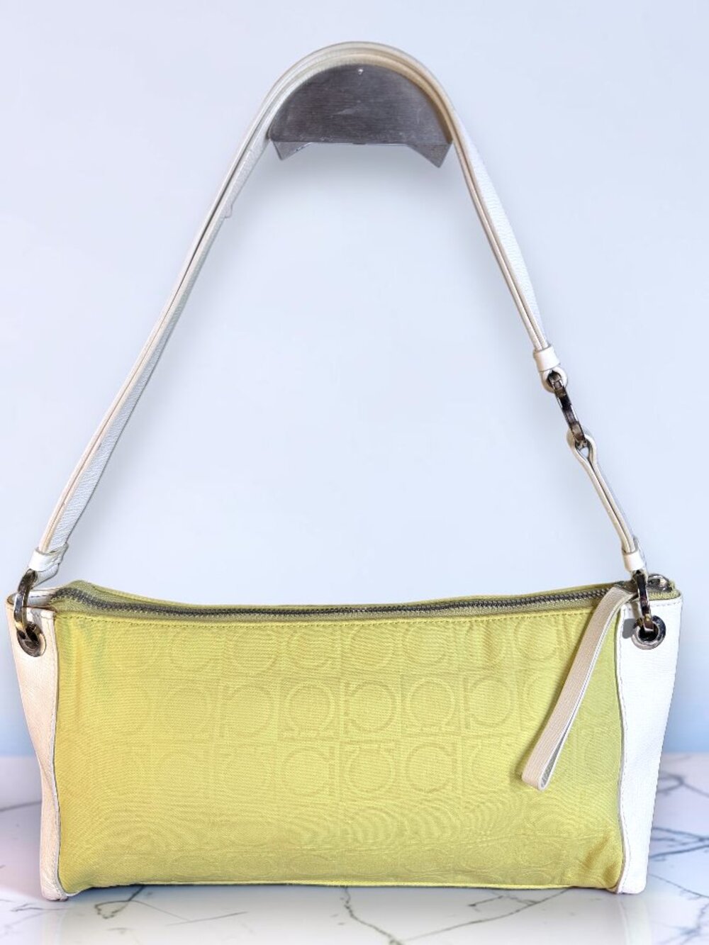 Salvatore Ferragamo Vintage Gancini Y2K Rare Colorway Shoulder Bag with COA